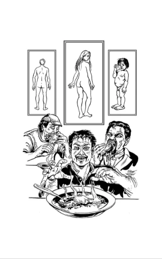 Manusher Mangsher Restora By Mojaffor Hossain - মানুষের মাংসের রেস্তোরাঁ - Book Farm - Image 5 by 